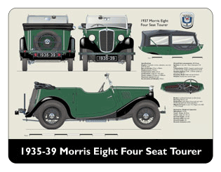 Morris 8 4 seat Tourer 1935-39 Mouse Mat